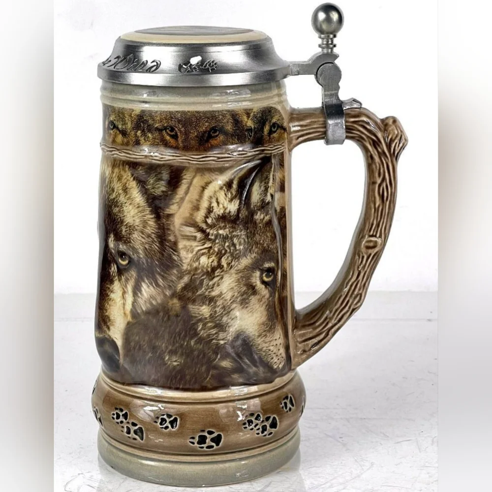 *NWOT Anheuser Busch Call Of The Wild Steins SET of 3